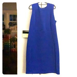 Calvin Klein 18W Blue Scuba Sheath Dress
